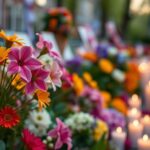 Bloemen na moord op Lisa in Amsterdam