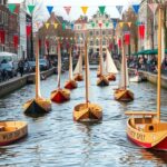 Originele bootjes sieren de Amsterdamse grachten