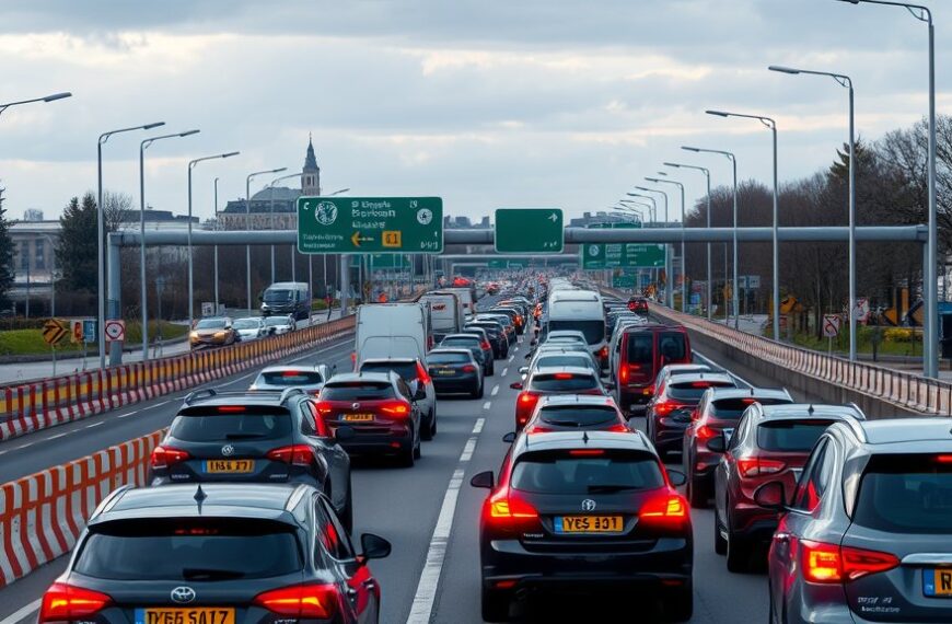 Files rond Amsterdam door werkzaamheden en ongeluk