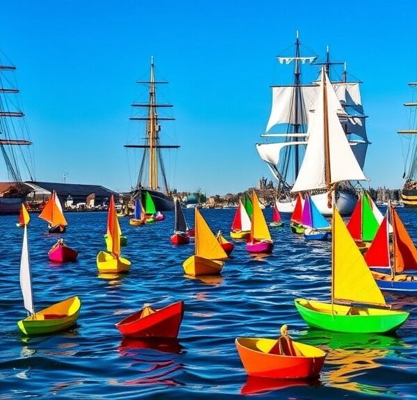 Sail 2025: Prinses Beatrix vaart met zelfgemaakte bootjes