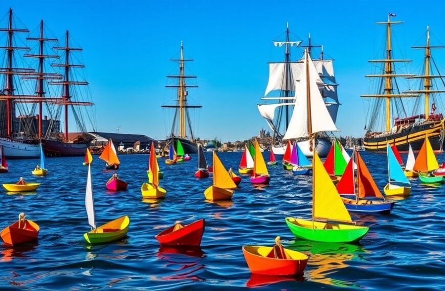 Sail 2025: Prinses Beatrix vaart met zelfgemaakte bootjes