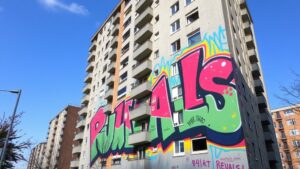 Grote graffiti op flat in Kraaiennest beroert gemoederen