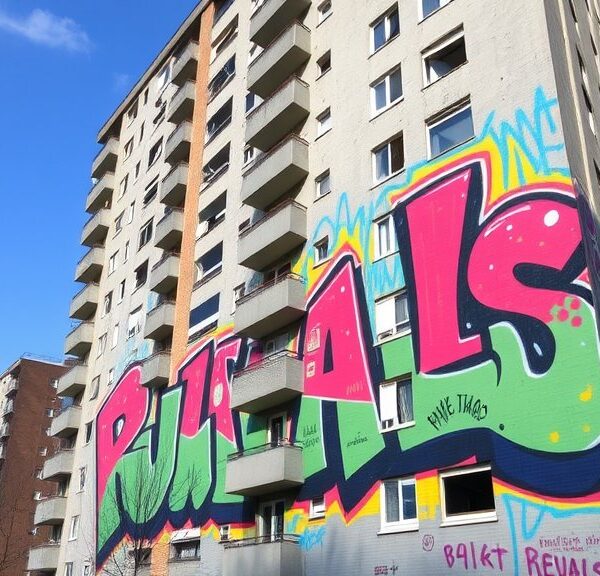 Grote graffiti op flat in Kraaiennest beroert gemoederen