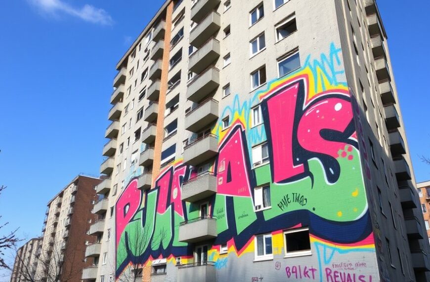 Grote graffiti op flat in Kraaiennest beroert gemoederen