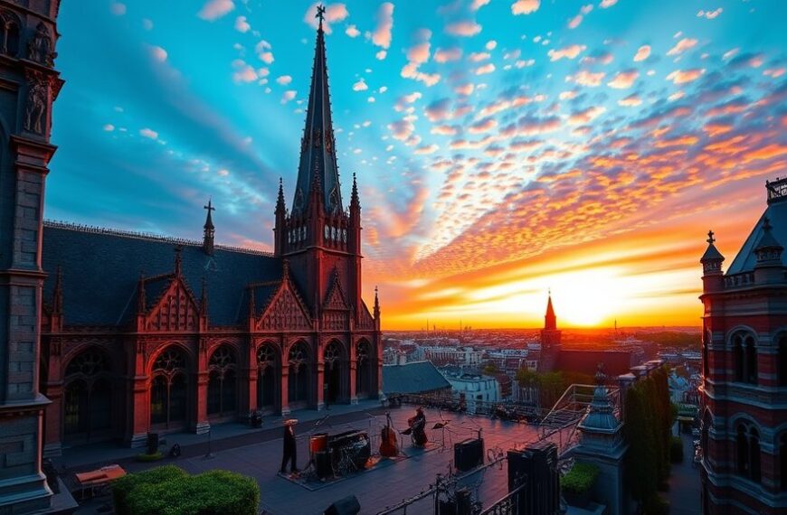 Concert op dak Nieuwe Kerk verrast bezoekers