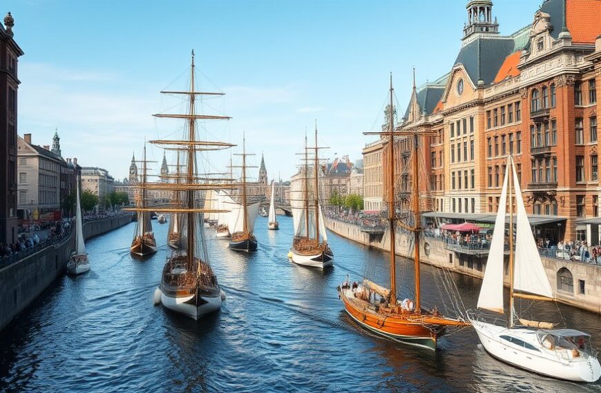 Sail-In Parade verwelkomt boten in Amsterdam