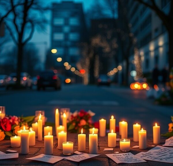 Herdenking voor Lisa in Amsterdam-Zuidoost