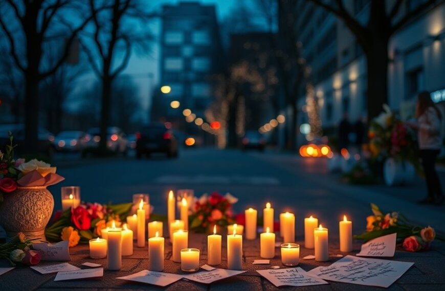 Herdenking voor Lisa in Amsterdam-Zuidoost