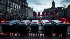 Duizend demonstranten op Dam voor Palestijnse journalisten