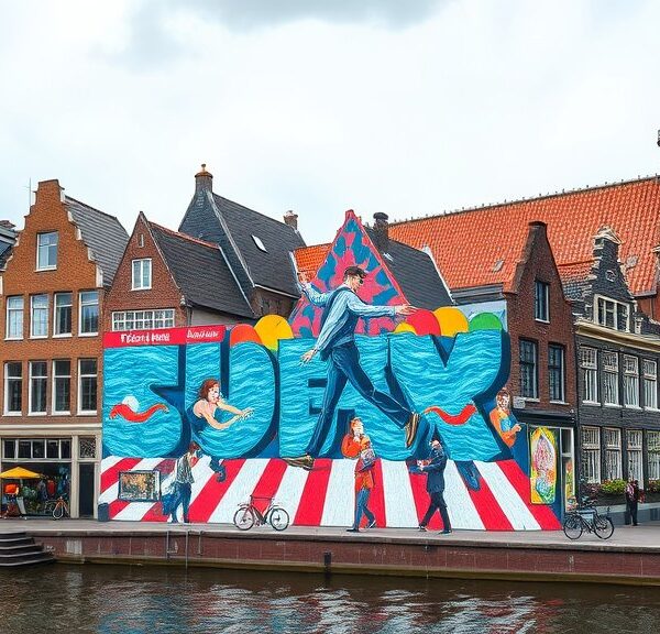 Kees de jongen krijgt muurschildering in de Jordaan