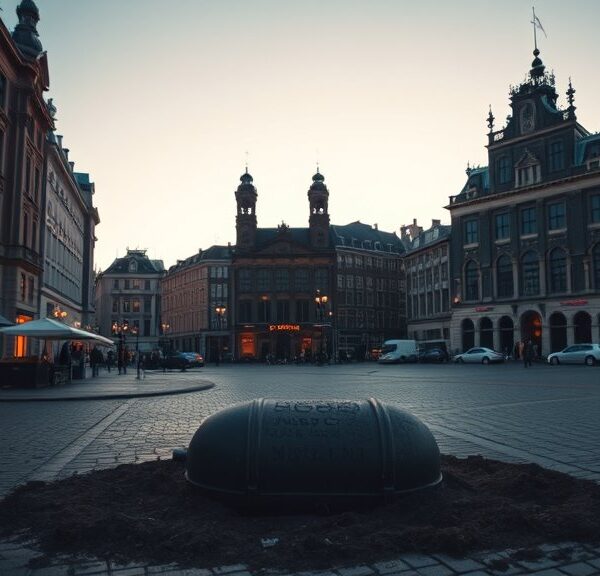 Amsterdam legt tijdcapsule onder de Dam