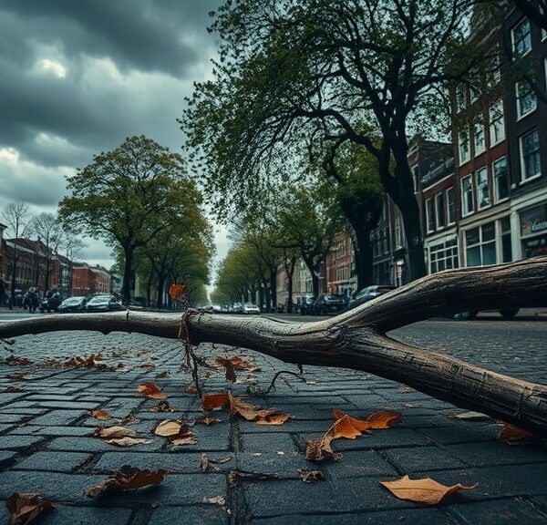 Kans op zware windstoten in Amsterdam