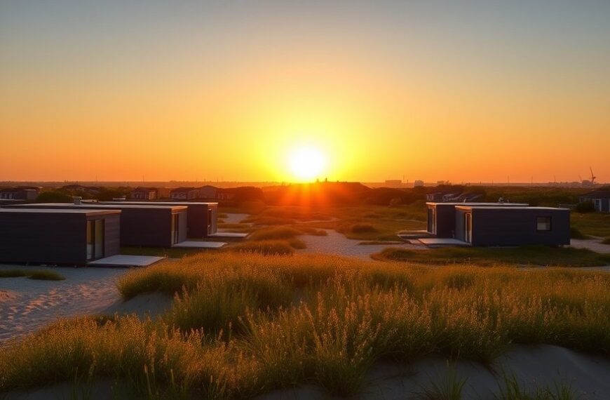 Pioniers leven op het nieuwe Strandeiland
