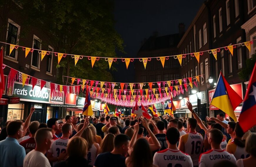 Feest in WestWeelde na gelijkspel Curaçao