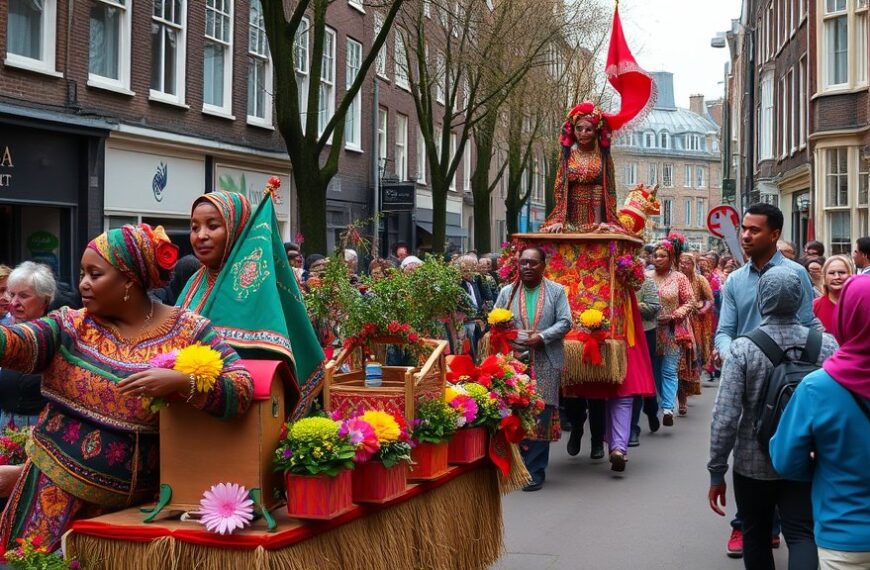 Keti Koti op Flevoparkschool: feestelijke optocht in Oost