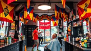 Spanning onder Curaçaose fans in Amsterdam