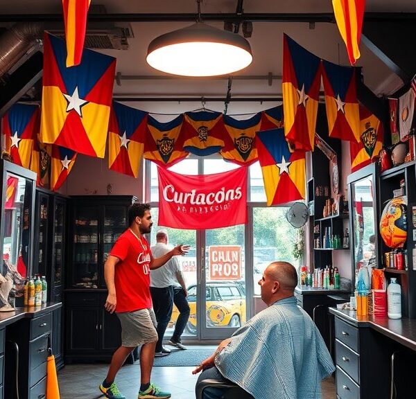 Spanning onder Curaçaose fans in Amsterdam
