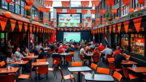 Teleurstelling voor Oranjefans bij Westergas