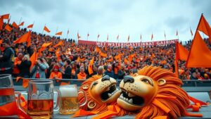 Teleurstelling voor Oranjefans op Westergasterrein