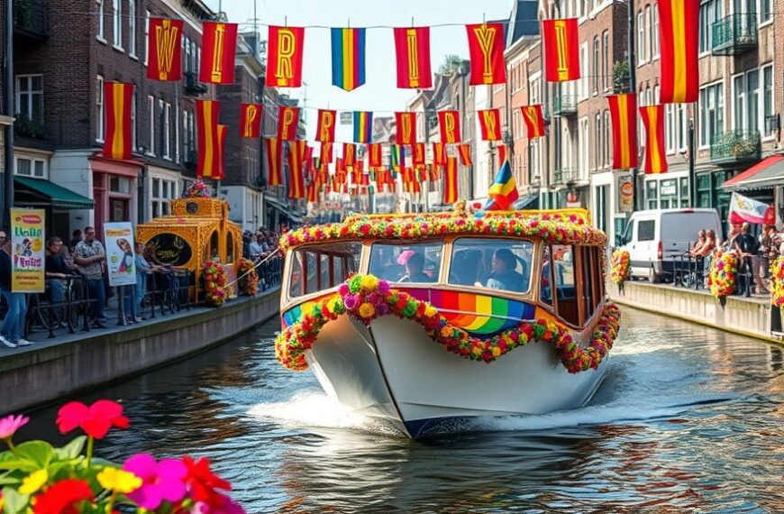 Feestelijke activiteiten tijdens WorldPride in Amsterdam