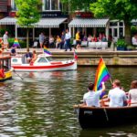 Pride-botenparade in Weesp als nieuw begin