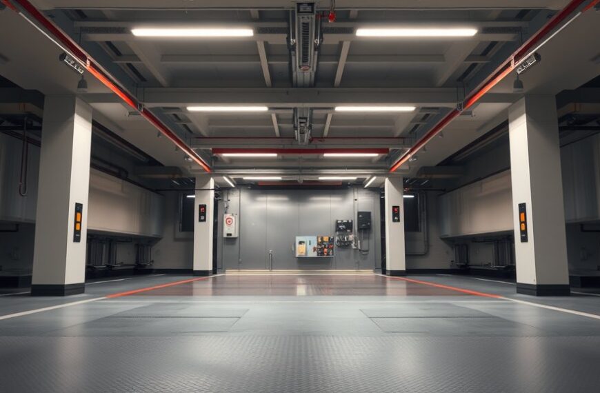 Auto bezet lifthuisje Vijzelgrachtgarage