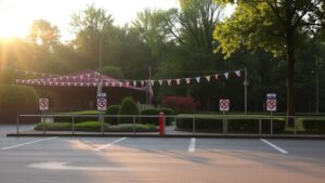 Parkeerverbod rond Kwaku blijft gehandhaafd
