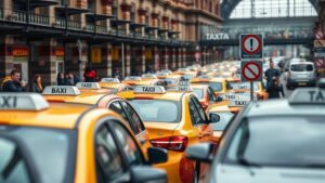 Problemen bij taxistandplaats Centraal Station