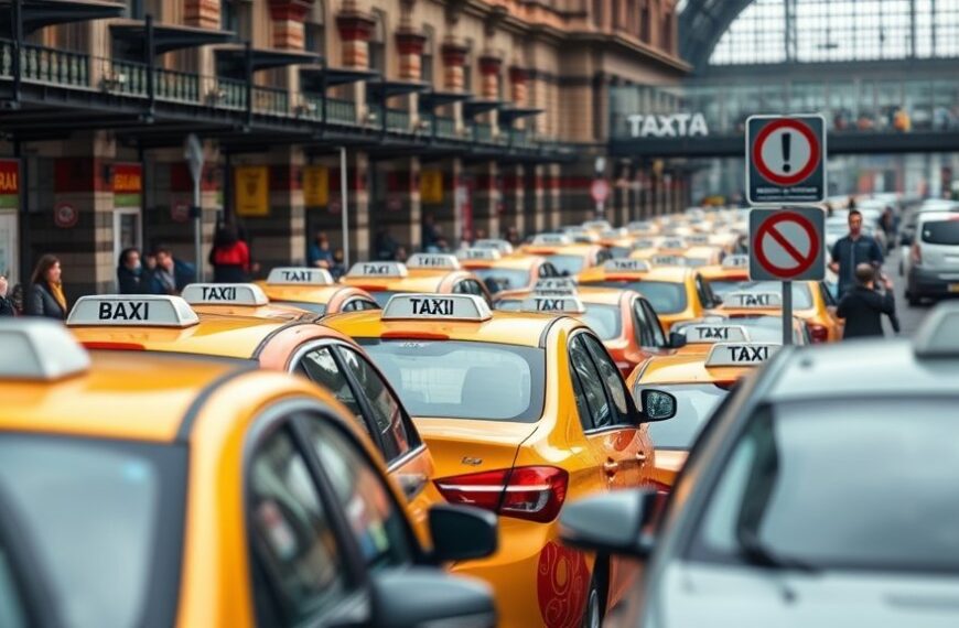 Problemen bij taxistandplaats Centraal Station