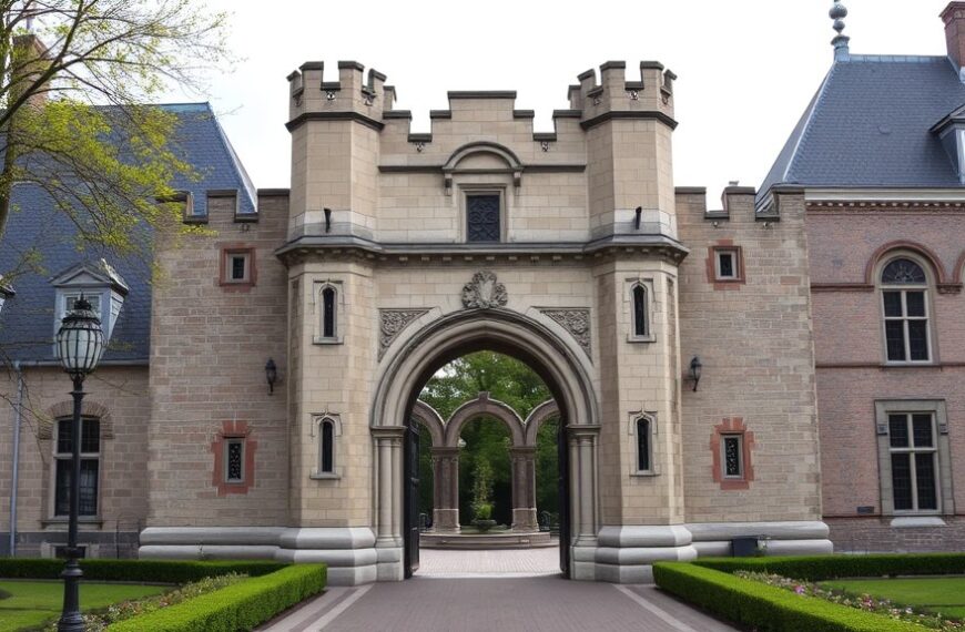 Stadhouderspoort in Rijksmuseum weer rechtgetrokken
