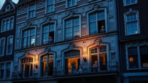 Griezelige poppen in voormalig hotel aan Sarphatistraat