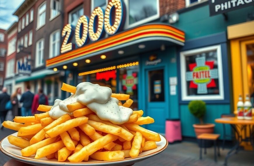 Het ontstaan van het patatje oorlog in Amsterdam