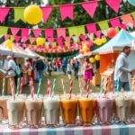 Feestgangers genieten van Mini Milkshake in Westerpark