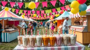 Feestgangers genieten van Mini Milkshake in Westerpark