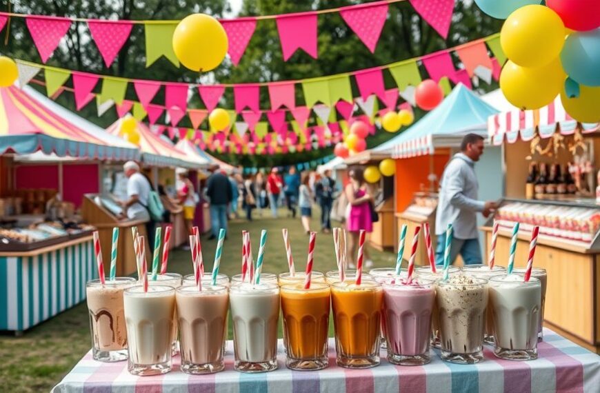 Feestgangers genieten van Mini Milkshake in Westerpark