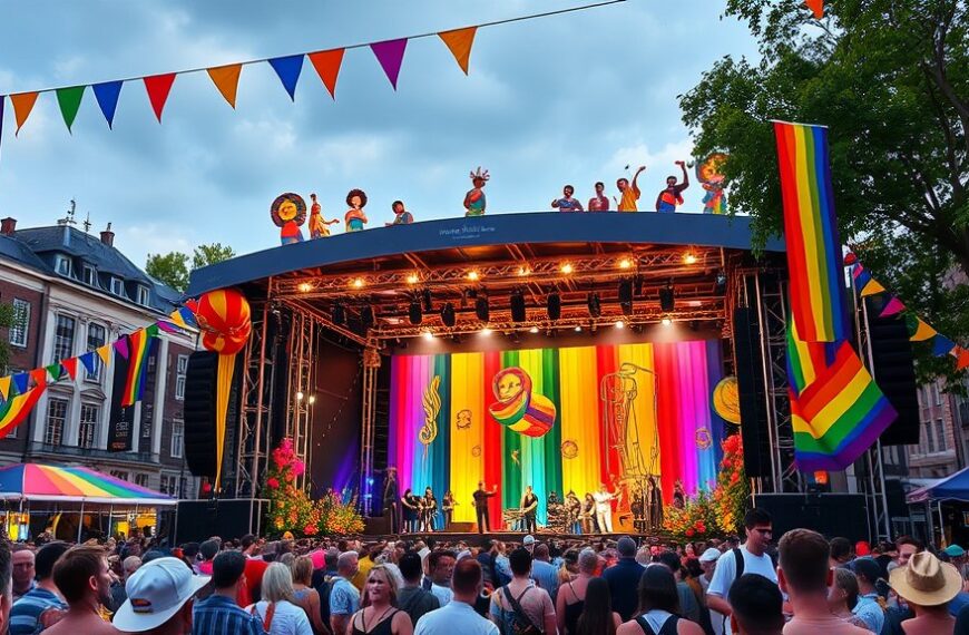 Madonna treedt op tijdens World Pride in Amsterdam