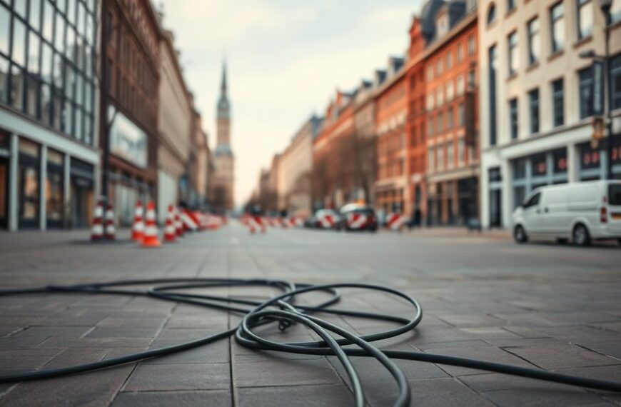 Alexanderplein opnieuw afgesloten na kabelbreuk