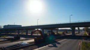 Amstelveenseweg afgesloten voor verbreding viaduct