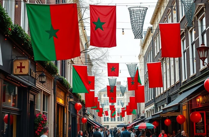 Amsterdam kleurt rood en groen voor WK-kwartfinale