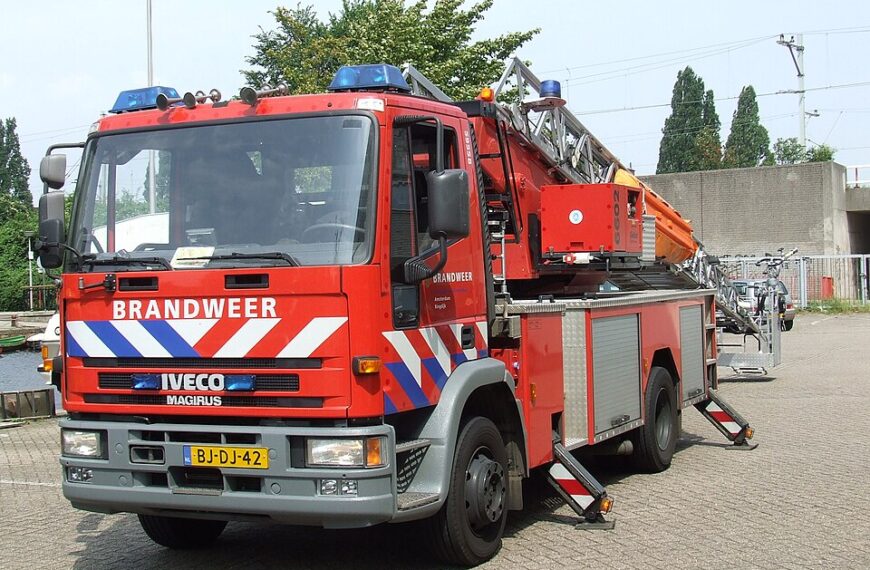 Evacuatie na brand in Noordse flat