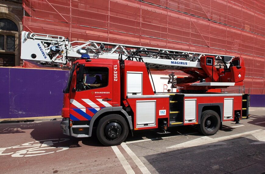Brand op Prinsengracht trekt veel aandacht