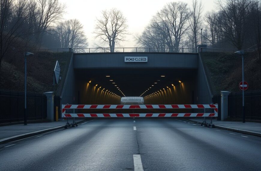 Spaarndammertunnel richting Amsterdam tijdelijk gesloten