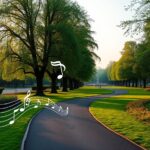 Hardlopers rennen op Beethoven in Flevopark