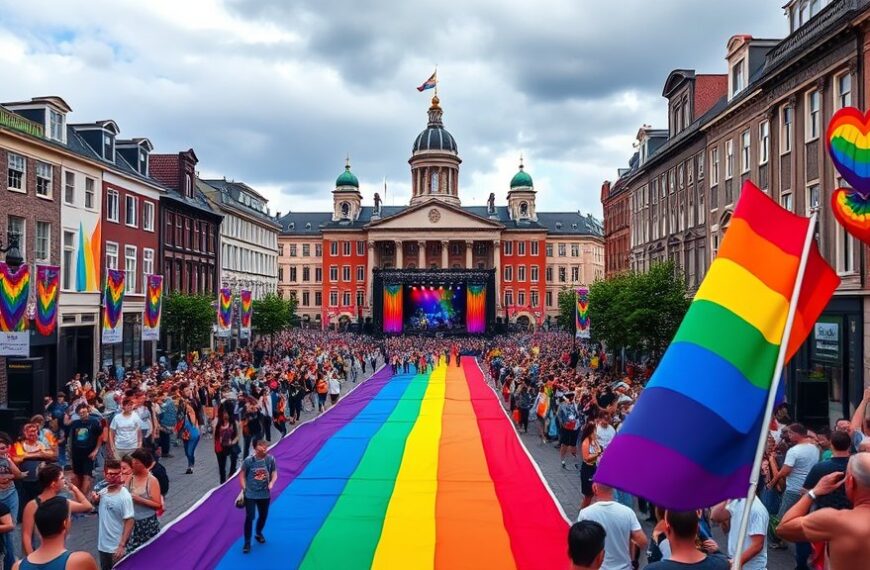 Slotdag van WorldPride in Amsterdam