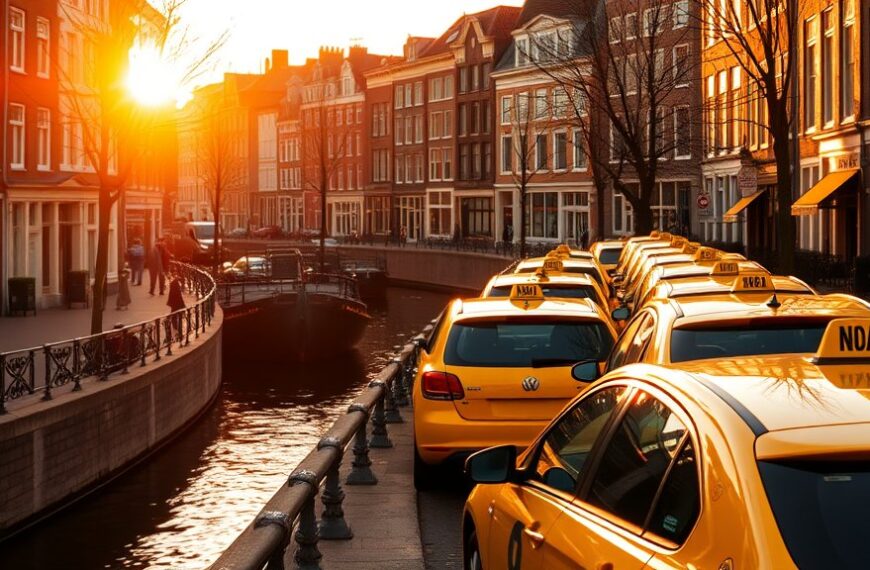 Amsterdamse taxichauffeurs lanceren eigen app