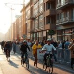 Fietsers negeren regels tijdens werkzaamheden Linnaeusstraat