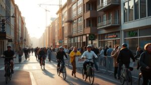 Fietsers negeren regels tijdens werkzaamheden Linnaeusstraat
