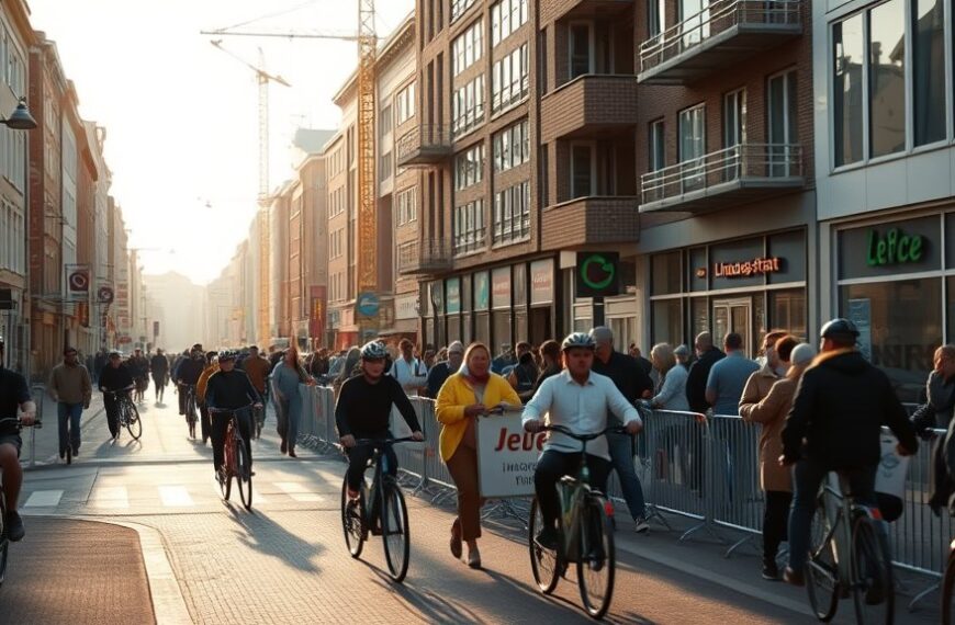 Fietsers negeren regels tijdens werkzaamheden Linnaeusstraat