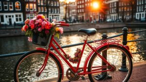 Flowerbikeman verlaat Amsterdam na 20 jaar