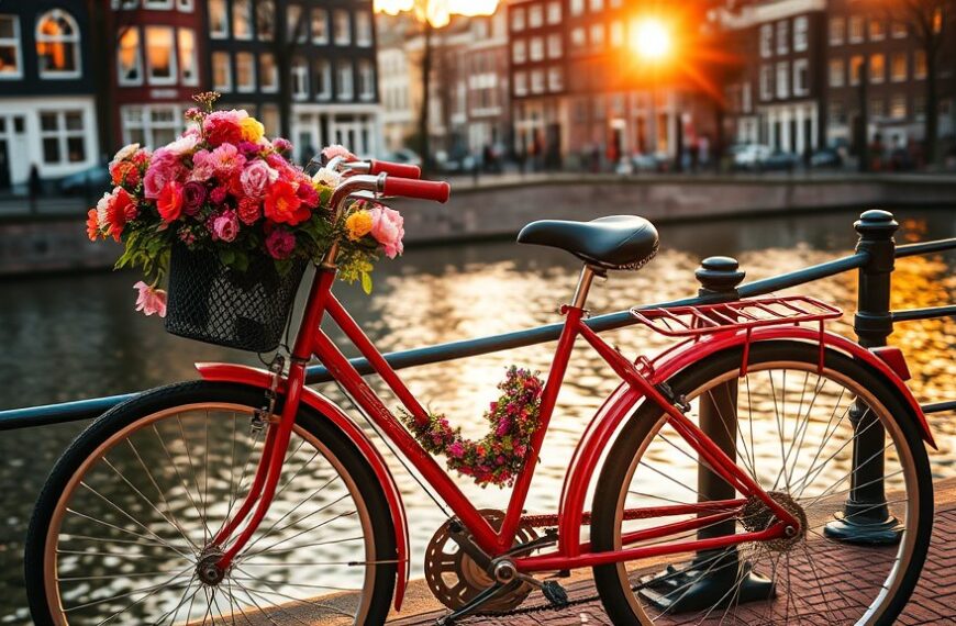 Flowerbikeman verlaat Amsterdam na 20 jaar